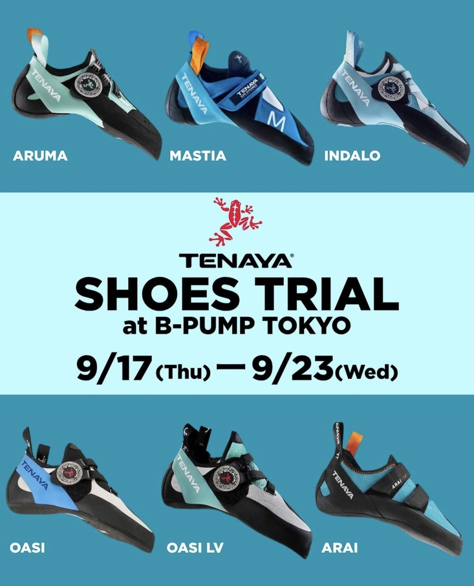 TENAYA SHOES TRIAL at B-PUMP TOKYO