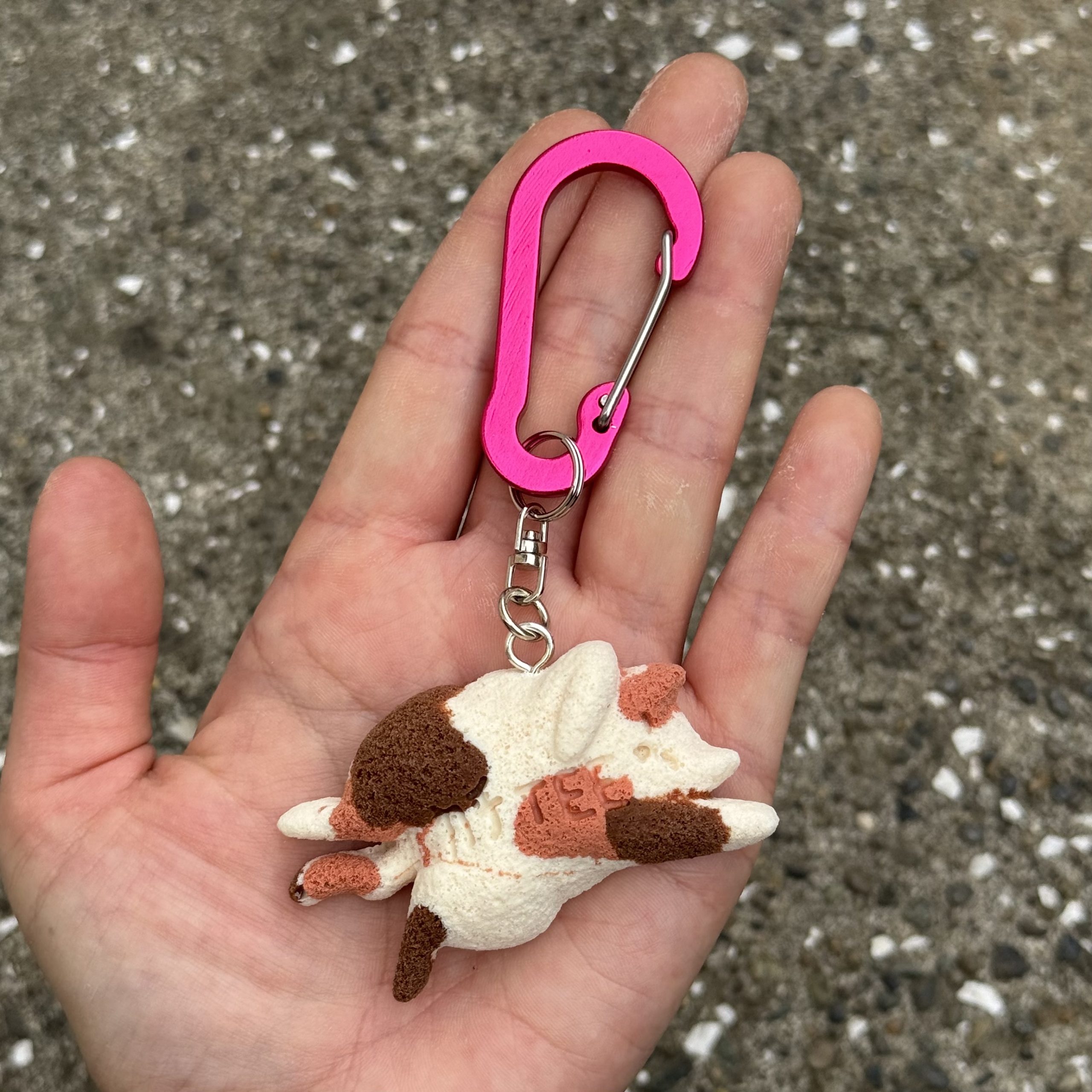 calico 三毛猫 cat keychain キーホルダー